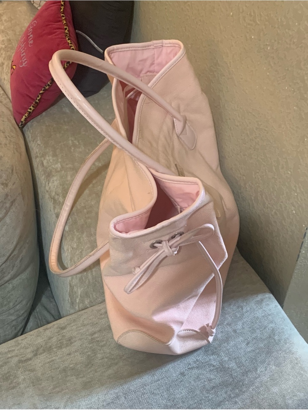Ralph Lauren Y2K Light Pink Tote Bag - Picture 6 of 10
